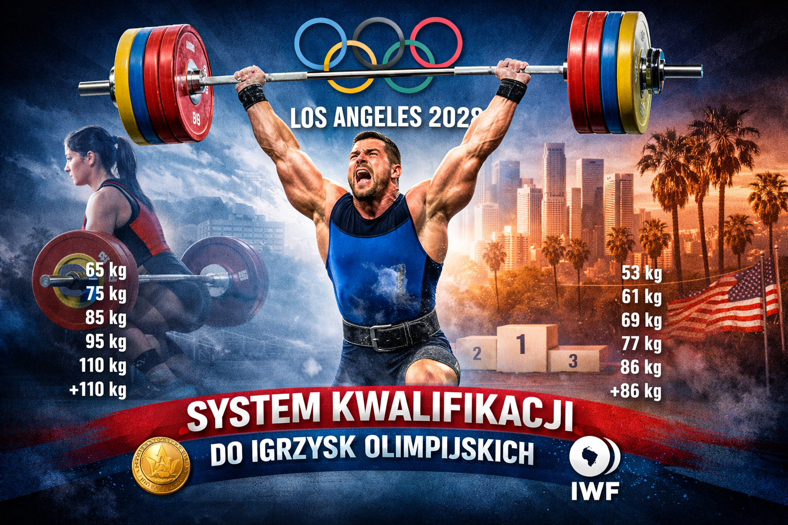 Oficjalny system kwalifikacji w podnoszeniu ciężarów na igrzyska olimpijskie LA28 zatwierdzony