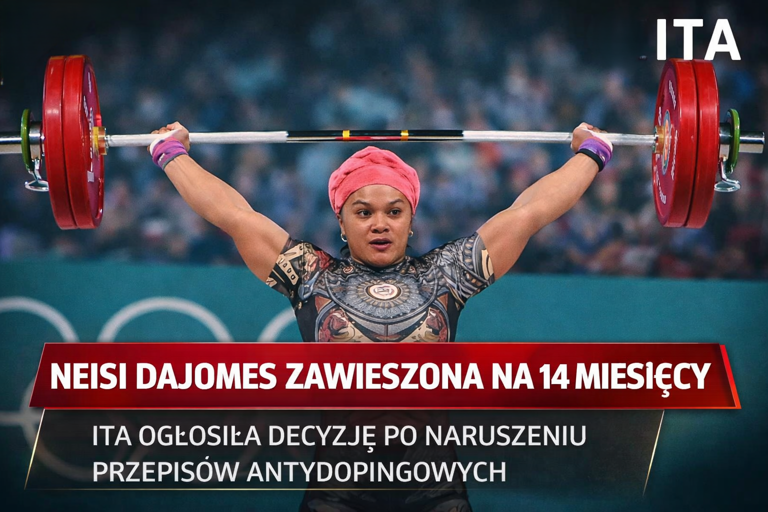 Mistrzyni olimpijska Neisi Dajomes zawieszona na 14 miesięcy. ITA ogłosiła decyzję